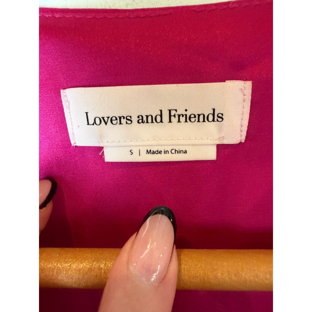 Lovers‎ and Friends Dress Women Small Pink Lorenza Tafetta Satin Mini Party Sexy - Picture 11 of 15